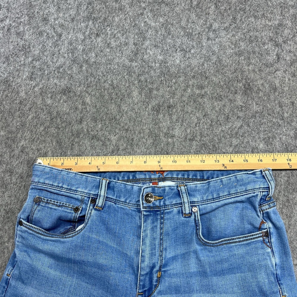 Tommy Bahama Jeans Mens 33x30 Blue Straight Stretch Denim Pants Medium Wash - Picture 11 of 16